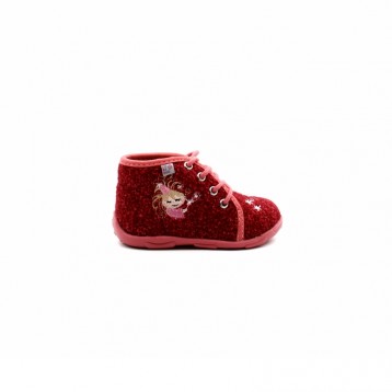 GBB Chaussons Fille Rouge Pat