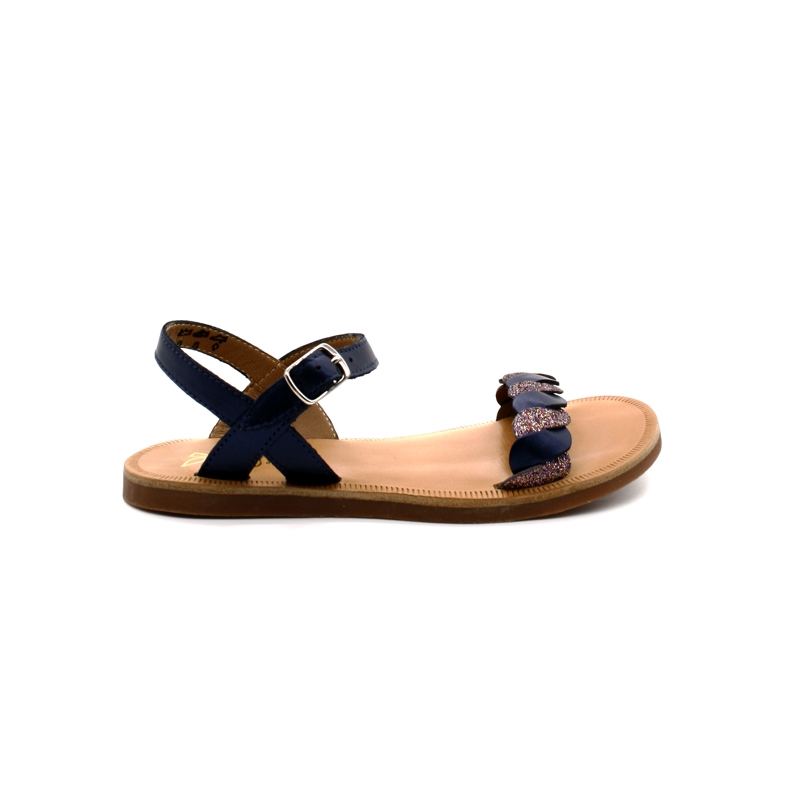 Nu-Pieds Fille Pom D'Api Plagette Twist