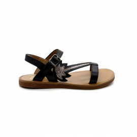 Nu-Pieds Fille Pom D'Api Plagette Palms Softy