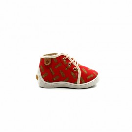 Chaussons Bébé Fille Lacets Babybotte Milan