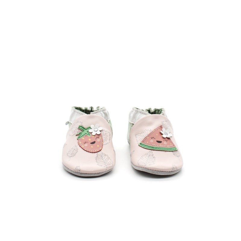 Chaussons bébé fille Robeez Fruit's Party - Robeez - Chaussures