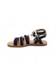 Nu-Pieds Pom D'Api Plagette Guly Strap Velour