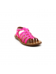 Nu-Pieds Fille Pom D'Api Plagette Strap Fluo