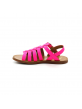 Nu-Pieds Fille Pom D'Api Plagette Strap Fluo