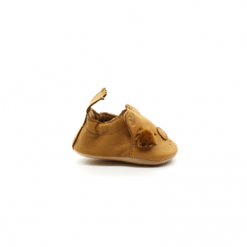 Chaussons Cuir Bébé Easy Peasy Blublu Lion - PitShoes