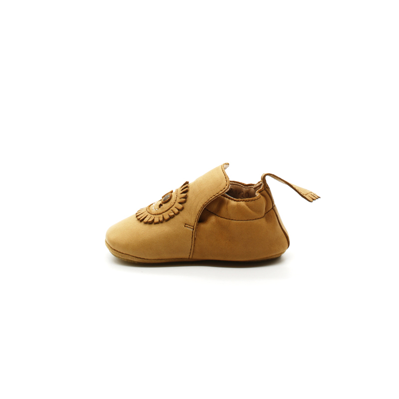 Chaussons Cuir Bébé Easy Peasy Blublu Lion - PitShoes