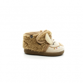 Chaussons Enfant Victoria Ojala Animales Lama Beige