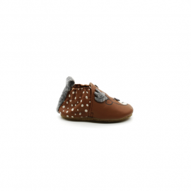 Chaussons Cuir Souple Bébé Robeez Little Stag 875190