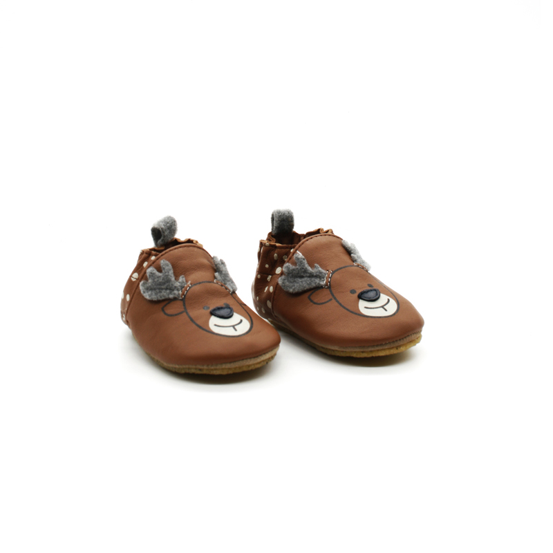 Chausson en cuir souple ROBEEZ : Woodcutter - Bambinos Chaussures