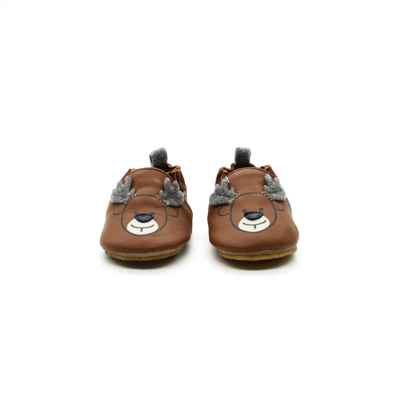 Robeez ROBEEZ - Chaussons souple en cuir 'Train Blocks