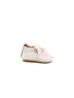 Chaussons Cuir Bébé Fille Easy Peasy Blublu Marin Rose