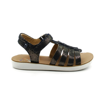 Nu-Pieds Fille Shoo Pom Goa Spart Polka Navy