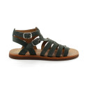 Nu-Pieds Fille Pom D'Api Plagette Gladiator