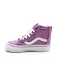 Chaussures Montantes Fille VAN'S TD SK8 Hi-Zip Glitter Lilas