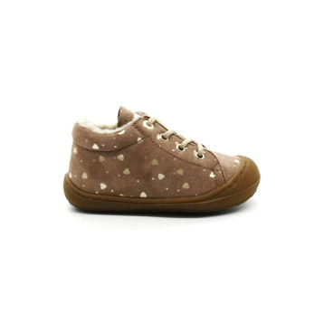 Chaussures Bébé FIlle Naturino Cocoon Love Wool Cipria