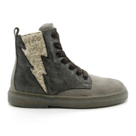 Chaussures Montantes Fille Stones And Bones Pedar Taupe Gunmetal