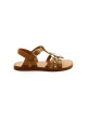 Nu-Pieds Fille Pom D'Api Plagette Alto Light Camel