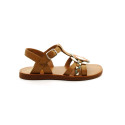 Nu-Pieds Fille Pom D'Api Plagette Alto Light Camel