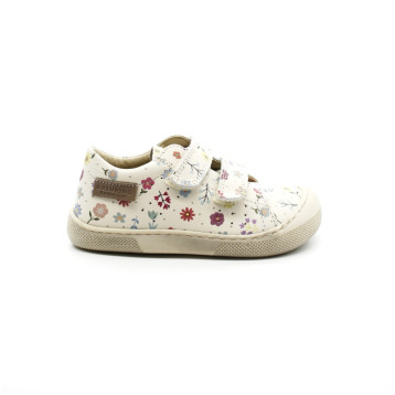 Chaussures Velcro Fille Naturino Barefoot Bira Crème