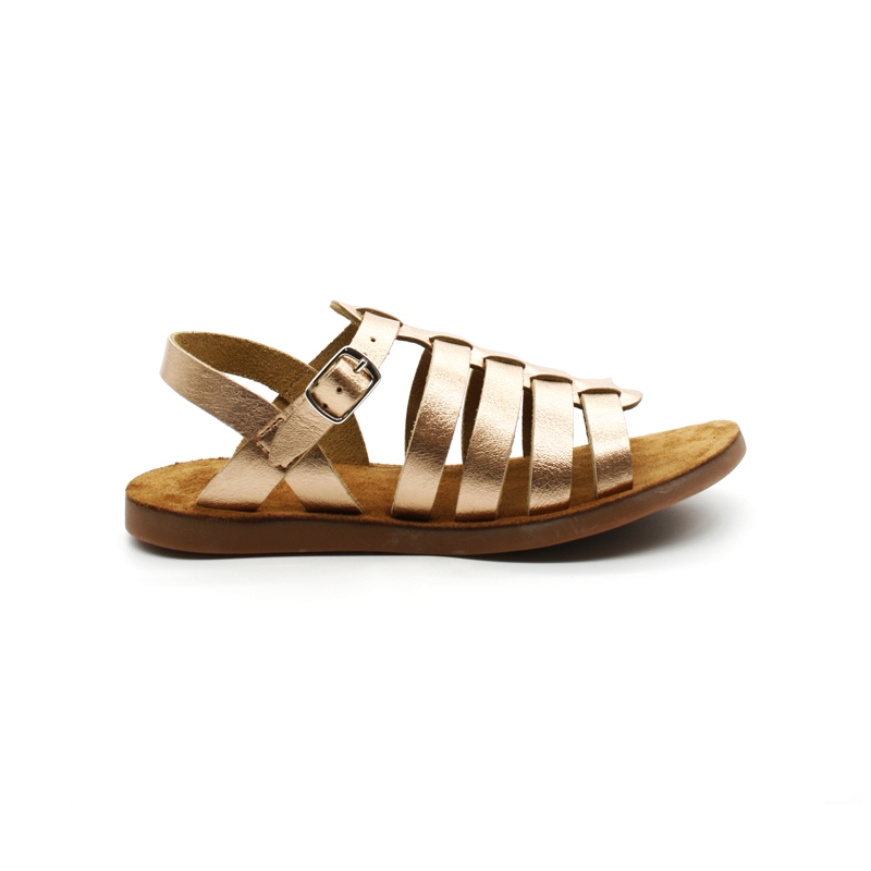 Nu-Pieds Fille Pom D'Api Plage Air(Pur) Strap