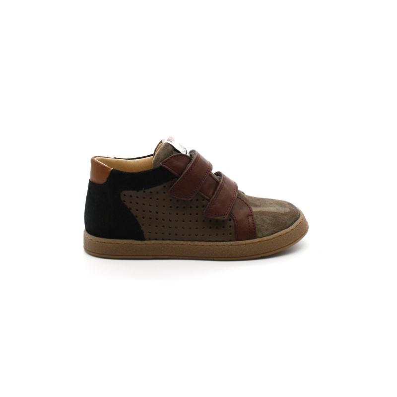 Chaussures Velcro Garçon Pom D'Api Mousse Easy Perfo