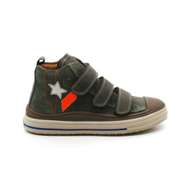 Chaussures Montantes Velcro Garçon Fr By Romagnoli 7370 Fustic