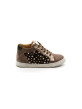 Chaussures Fermées Fille Pom D'Api Mousse Zip Top Marron Faon