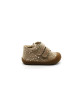 Chaussures Premiers Pas Velcro Fille Naturino Cocoon VL Suède Taupe