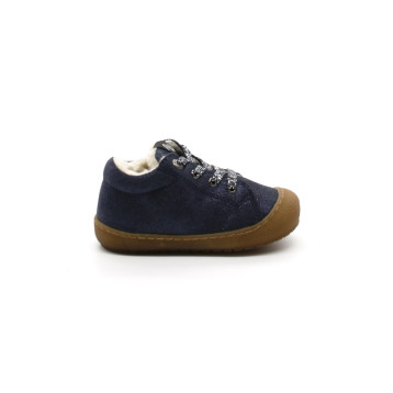Chaussures Premiers Pas Fourrées Fille Lunella 2500 Lina Marine Irisé