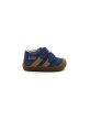 Chaussures Velcro Bébé Garçon Naturino Barefoot Sabby Azur Taupe
