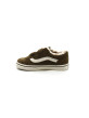 Baskets Velcro Enfant Vans Old School Fourré Chocolat