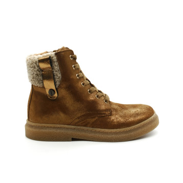 Boots Lacets  Fille Babybotte 7210 Kalliste Cognac