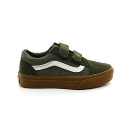 Baskets Enfant Van's Old Skool V Denim Kaki
